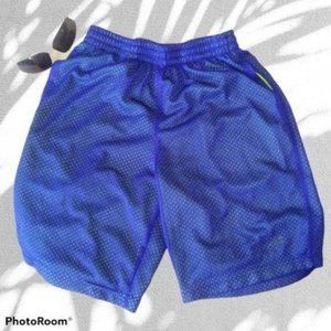 AVIA Blue Quick Dry Mesh Athletic Shorts
